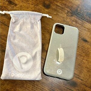 Loopy Case silver Phone Case with Loop